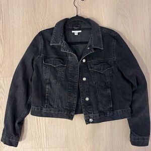 Topshop Charcoal Jean Jacket